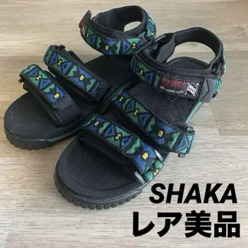 [단종 레어] SHAKA 샤카 네오 네이티브 무늬 벨크로 샌들