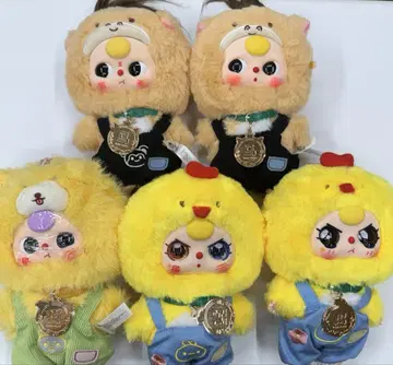 전 세트 babythree 십이지 2대 v2 말 개 구 새 닭 오드아이