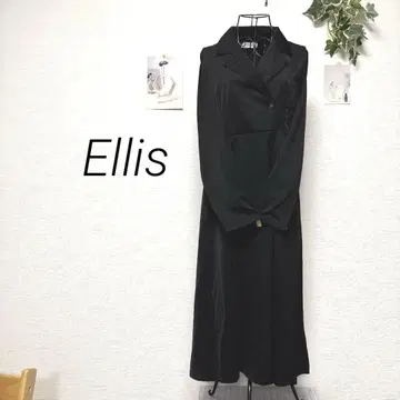 9769 Ellis 롱 원피스 무지 슬릿 고급