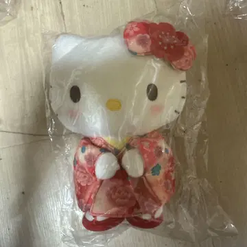 헬로키티 기모노 봉제 인형 S