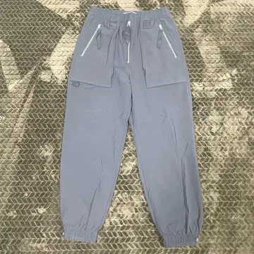 ZARA 자라 지퍼 카고 팬츠 M 네이비 여성용