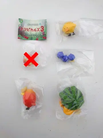 가챠 팬더의 구멍 트리피컬즈3 4종 세트