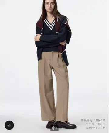 GU 턱 와이드 팬츠 기장 표준 70.0~74.0cm