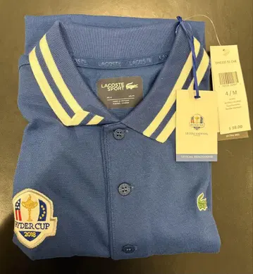 LACOSTE RYDER CUP 2018 피케 셔츠 M
