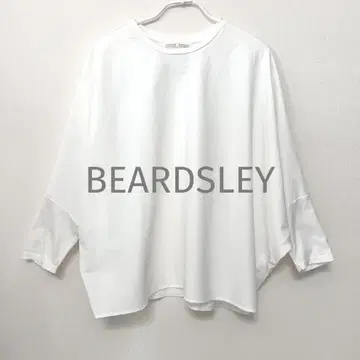 BEARDSLEY 비어즐리 돌먼 슬리브 티셔츠 화이트
