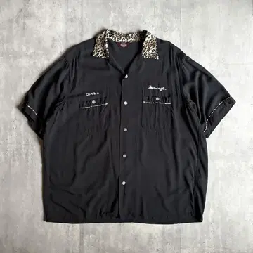 [ Town Craft ] 볼링 셔츠 레이온 셔츠 용 자수 vintage