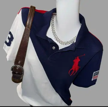 Ralph Lauren 피케 셔츠 네이비/화이트