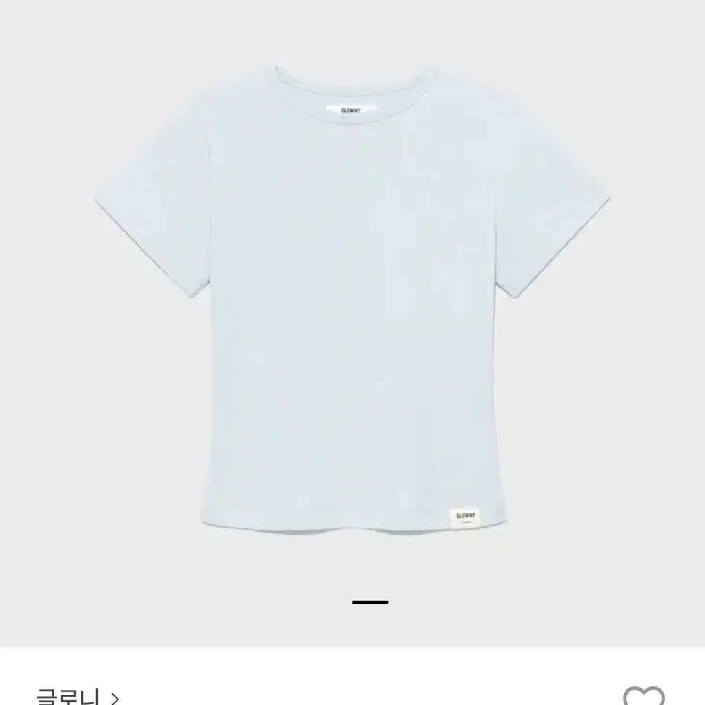 ★ GLOWNY★ G BABY TEE PISTACHIO GY25CSTS0010GN G BABY TEE (PISTACHIO) - GLOWNY
