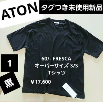 새상품 ATON 에이톤 60/- FRESCA 오버사이즈 S/S 티셔츠
