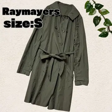 Raymayers 트렌치코트 카키 벨트 포함 드로우 코드 포함