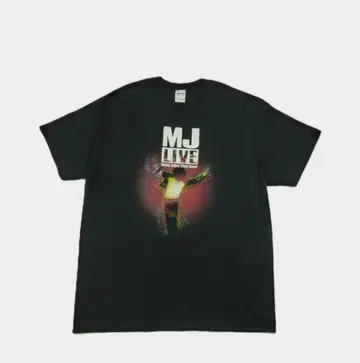 MJ LIVE Tribute Concert 티셔츠 BLACK XL