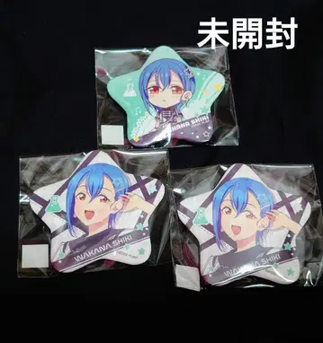 3점 와카나 시키 별 모양 캔뱃지 랜덤 토이 세카스파 러브라이브!