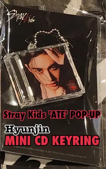 스키즈 한국 팝업 ATE [현진] 미니 CD 키링