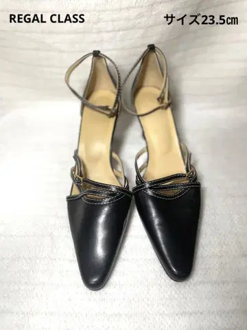 REGAL CLASS 리갈 블랙 스틸레토 하이힐 사이즈 23.5cm