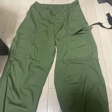 카고 팬츠 올리브 그린