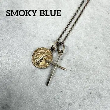 SMOKYBLUE 스모키블루 크로스 목걸이 골드 실버 925