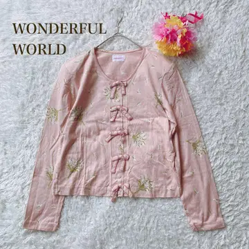 카네코 이사오 WONDERFUL WORLD [S] 꽃무늬 겉옷 페미닌