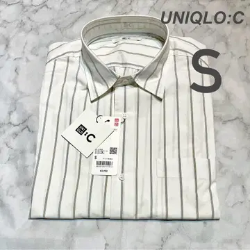 UNIQLO:C 2025SS 브로드 오버사이즈 셔츠/스트라이프 S