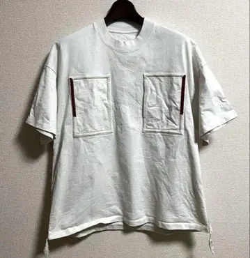 JIL SANDER 더블 포켓 태슬 오버사이즈 티셔츠