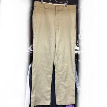 Dickies 베이지 치노 팬츠 874 34 x 32 스트레이트 레그