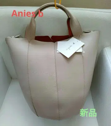 agnes b 에네스베 가죽 2웨이 백