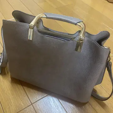 그레이지 합성 피혁 숄더백