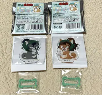 닌타마 란타로 동물 포즈 아크릴 스탠드 케마 토메사부로 젠포우지 이사쿠