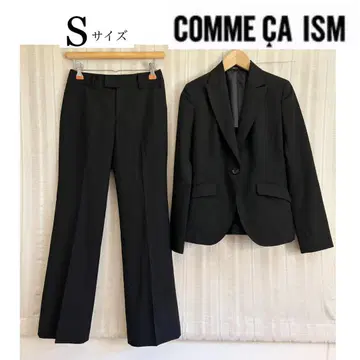 COMME CA ISM 블랙 팬츠 슈트 S 사이즈