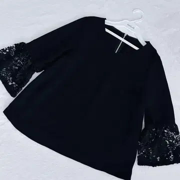 긴자 마기 Maggy 소매 레이스 상의 블랙 38
