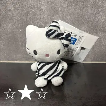 시마무라 x 헬로키티 마스코트 참 제브라 패턴 산리오