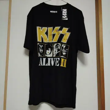 KISS ALIVE II 블랙 티셔츠
