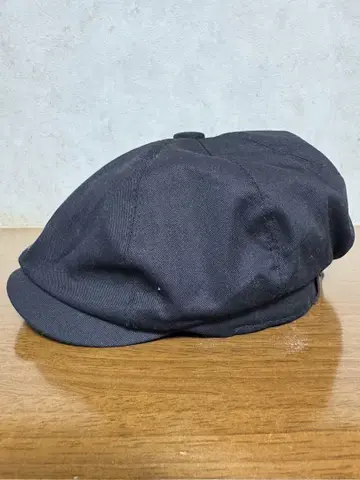 검정 헌팅 모자 100% 코튼 블랙