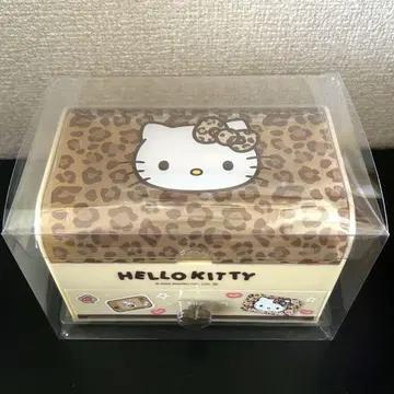 [새상품 미사용] 헬로키티 소품함 레오파드 무늬 갸루 배송비 포함