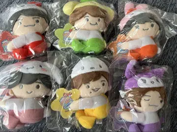 나니와단시 봉제 인형 클립 6개 세트