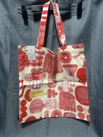 미사용 새상품 marimekko 토트백 야채 패턴