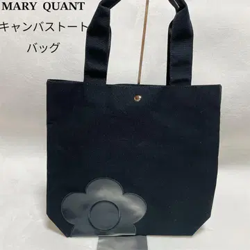 [택 포함 새상품] MARY QUANT 블랙 토트백 플라워