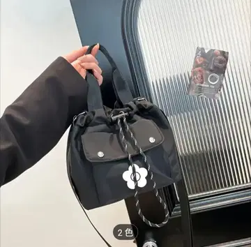 오늘만 MARY QUANT 미니 숄더백 미니백 파우치 블랙