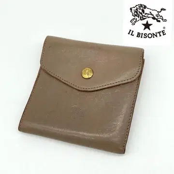 IL BISONTE 일비종떼 반지갑 그레이 가죽