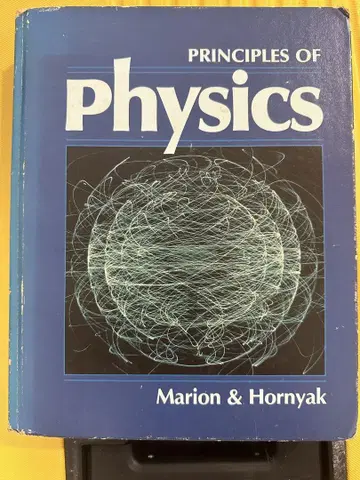 Principles of Physics Marion & Hornyak
