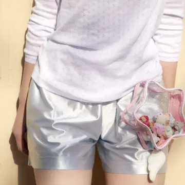 shalom NCT 콜라보 WICHU PANTS SILVER S 사이즈