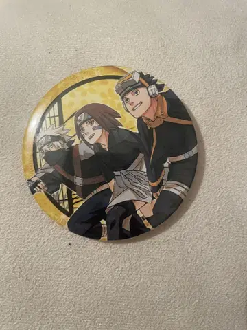 카카시 오비토 린 캔뱃지 NARUTO