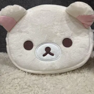 새상품 코리락쿠마 다이컷 페이스 파우치 산엑스 아베일