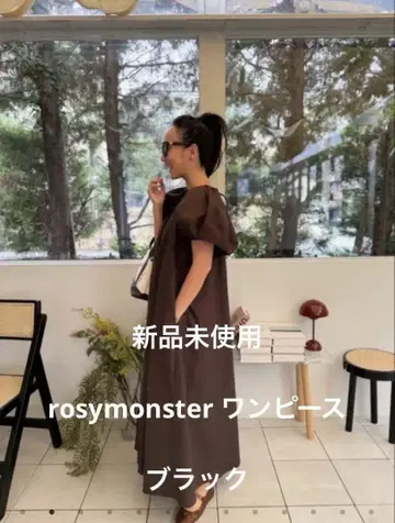 미사용 새상품 POSY bubble sleeve OP 블랙