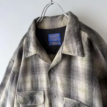 PENDLETON 펜들턴 보드 셔츠 XL 긴팔 체크 옴브레