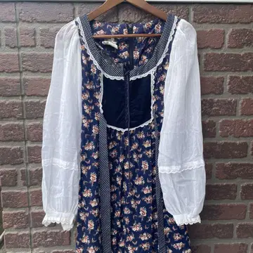 gunne sax 빈티지 꽃무늬 롱 원피스