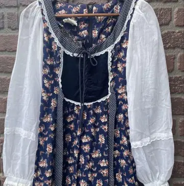gunne sax 빈티지 꽃무늬 롱 원피스