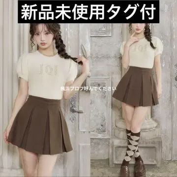 팬시 비즈 DD 로고 니트탑 아이보리 다리치 darich