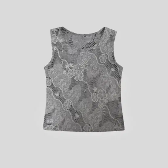 【タグあり】CRANK クランク FLOWER STUD SLEEVELESS FLOWER STUD SLEEVELESS_WHITE - 크랭크 CRANK