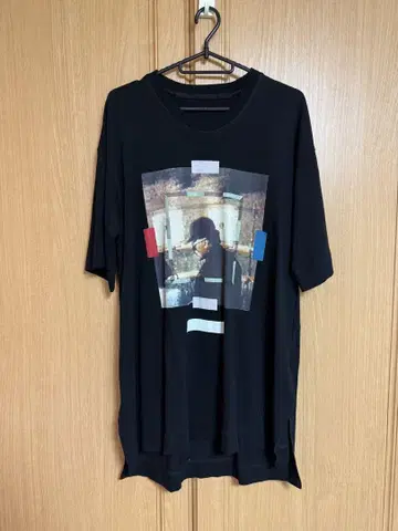 레어 JULIUS 17 FW 프린트 티셔츠