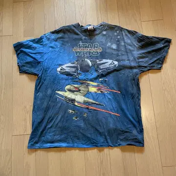 STAR WARS 90년대 타이다이 빈티지 우주선 티셔츠 XL-EG